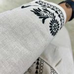 لباس ساحلی زنانه لینن بلند رنگ کرم مناسب فری سایز مدل ۲۴۹۵۷ - تصویر 5